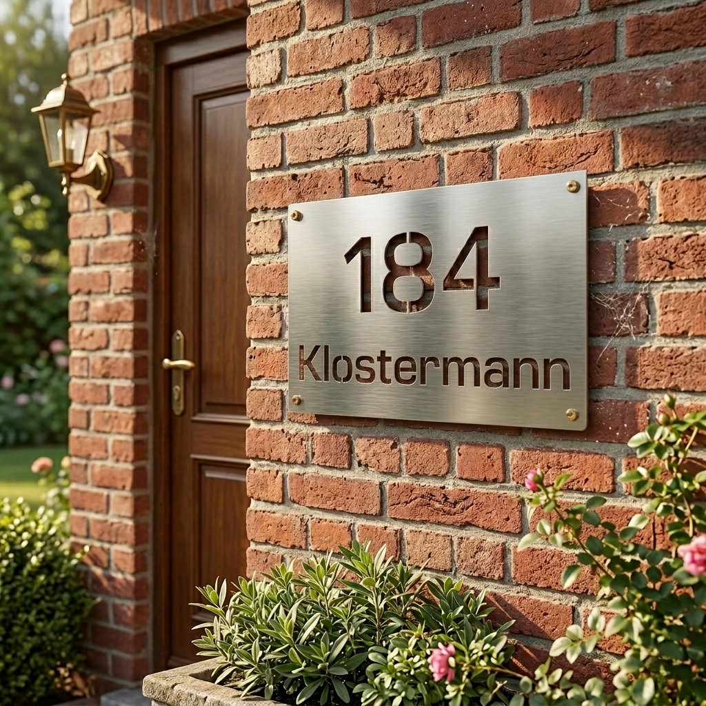 Deine Hausnummer aus Edelstahl: Zeitlose Eleganz & Manufaktur-Qualität aus Castrop-Rauxel