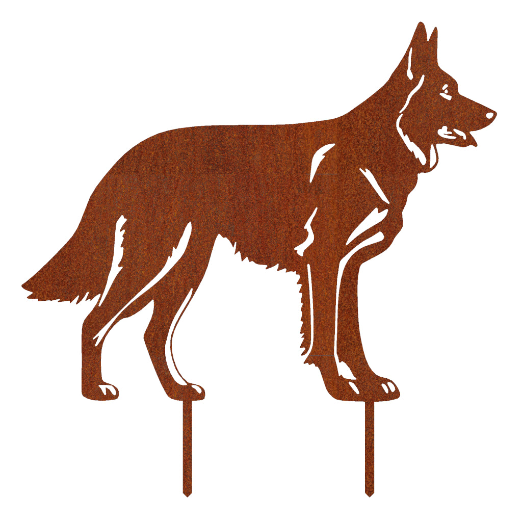 Gartenstecker Schäferhund