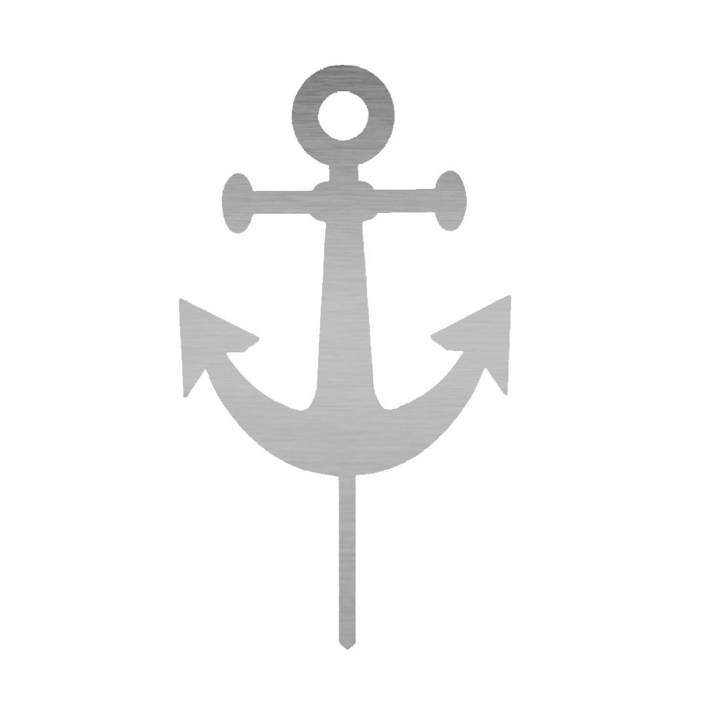 Gartenstecker Anker aus Edelstahl mit robustem, zeitlosem Design, erhältlich bei unserem Shopify-Shop.