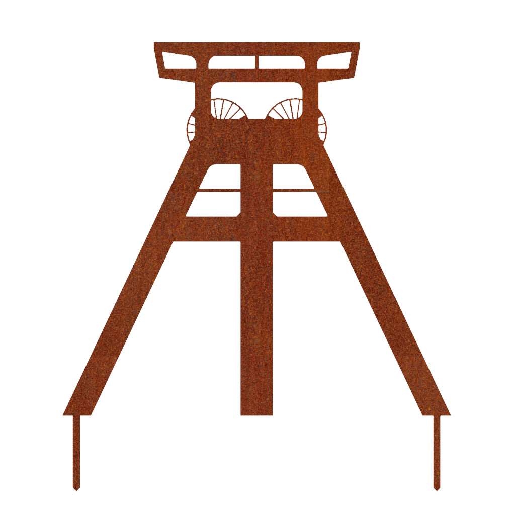 Gartenstecker Förderturm