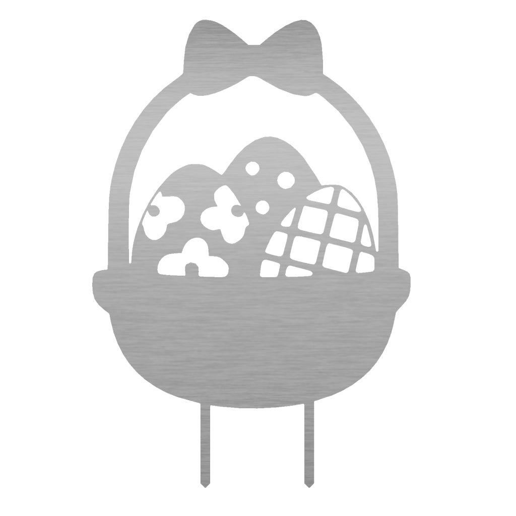 Gartenstecker Osterkorb