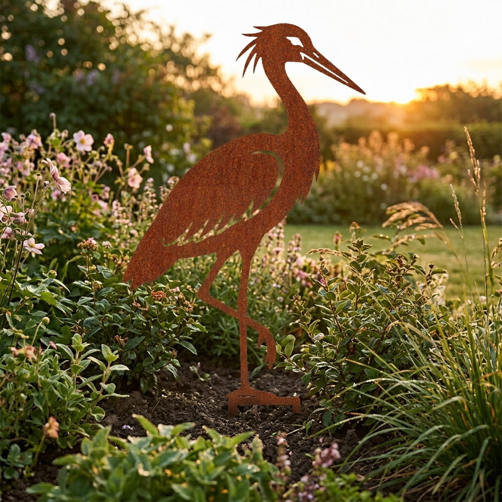 Gartenstecker Storch