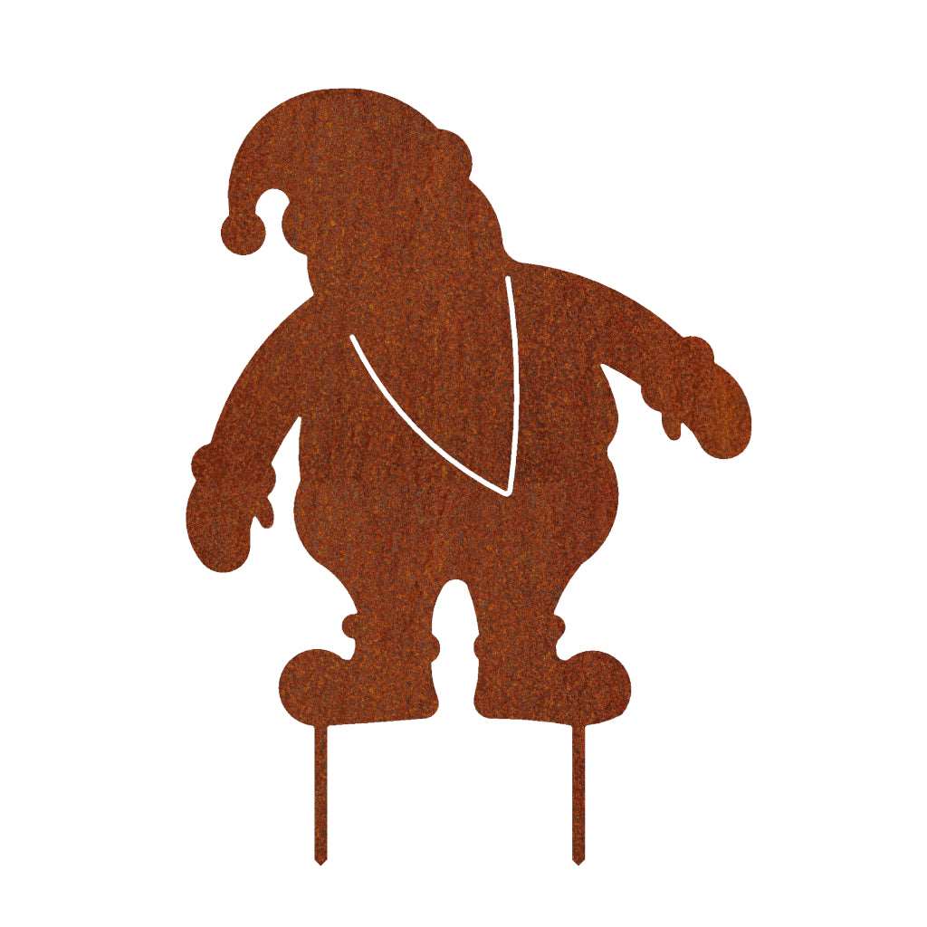 Gartenstecker Weihnachtsmann