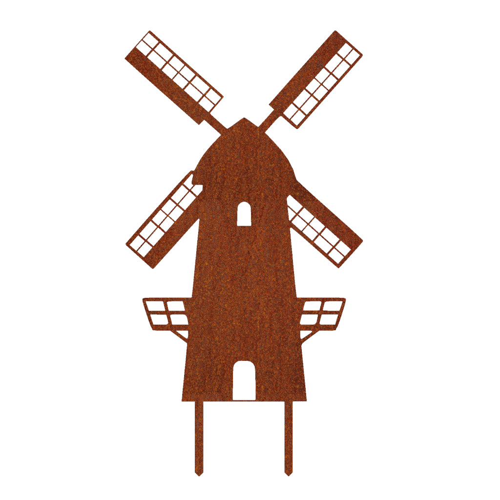 Gartenstecker Windmühle