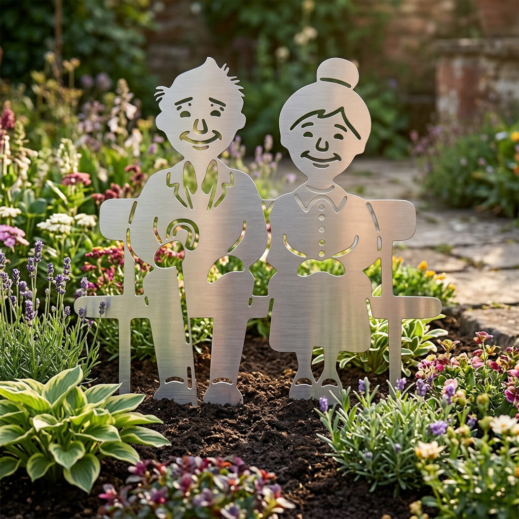 Gartenstecker Oma & Opa