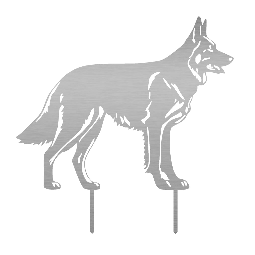 Gartenstecker Schäferhund