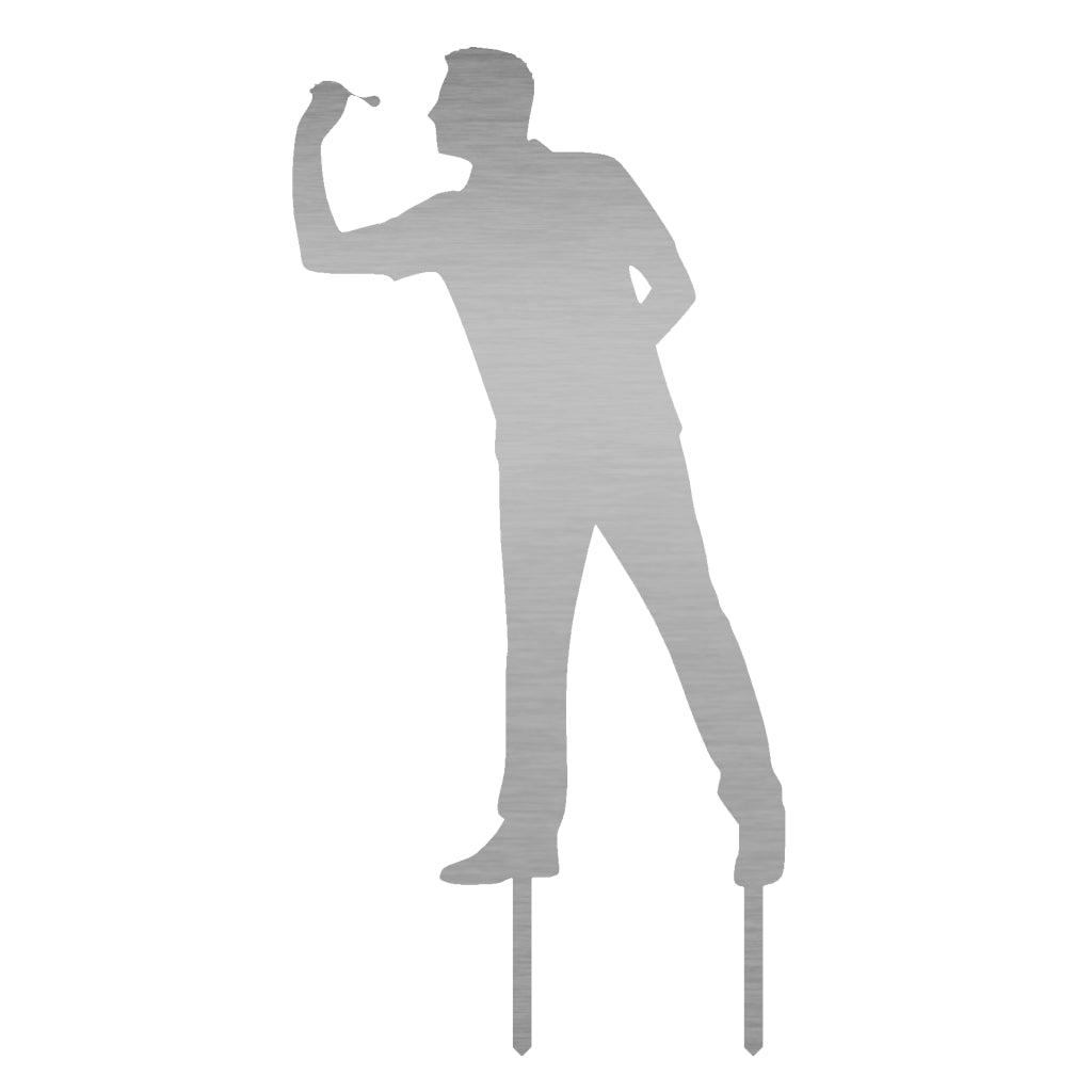 Gartenstecker Dartspieler