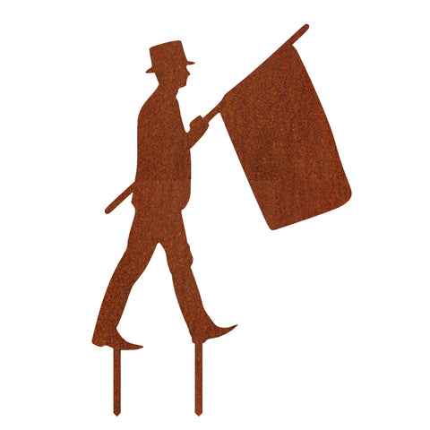 Gartenstecker Fahnenträger Schützenfest