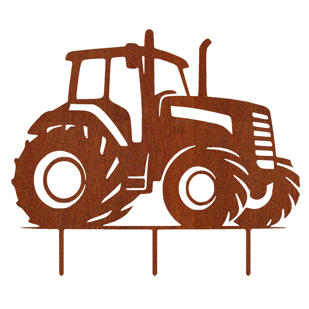 Gartenstecker Trecker (Traktor)