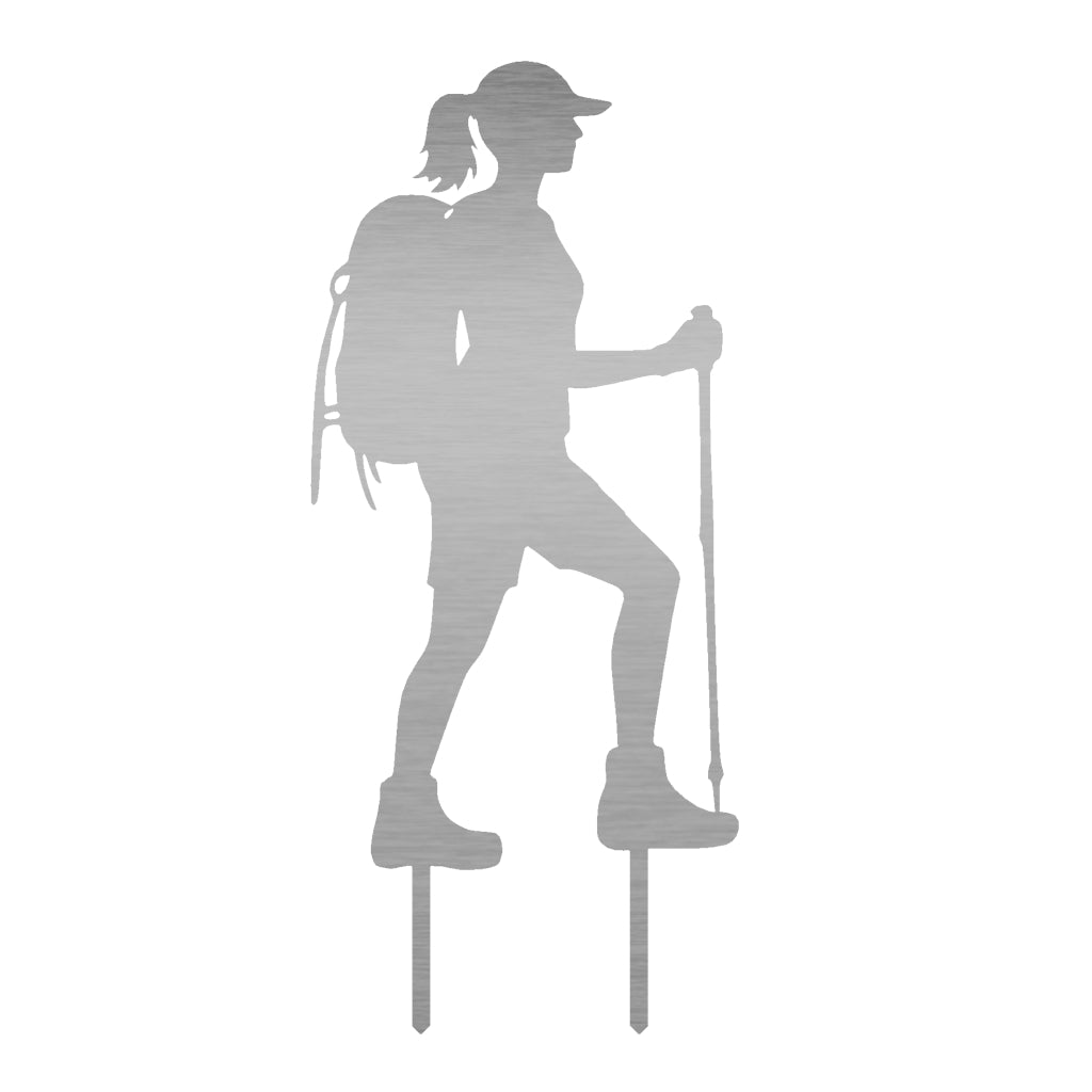Gartenstecker Wanderin