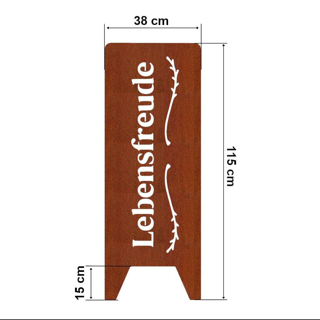 Gartenstele Lebensfreude