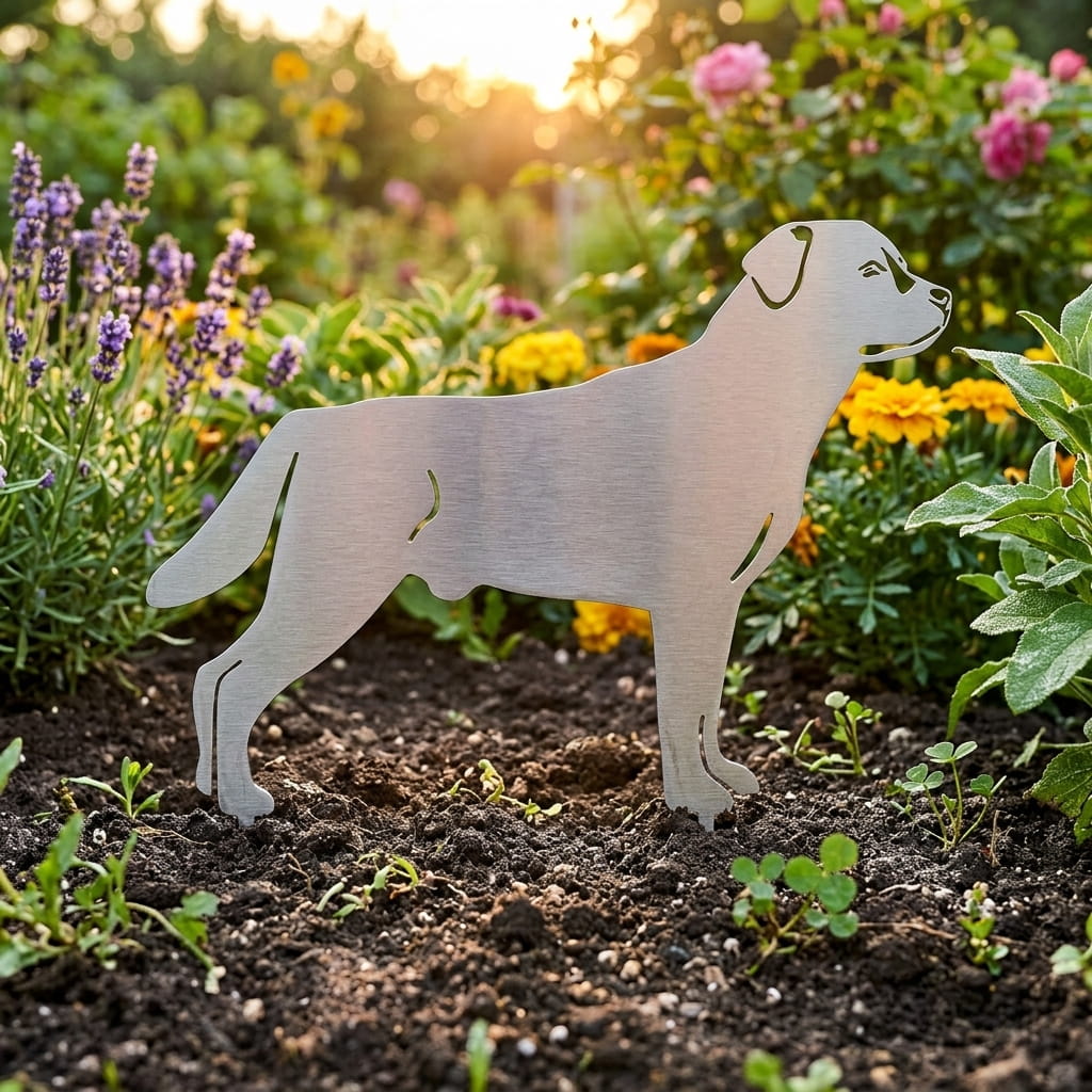Gartenstecker Labrador