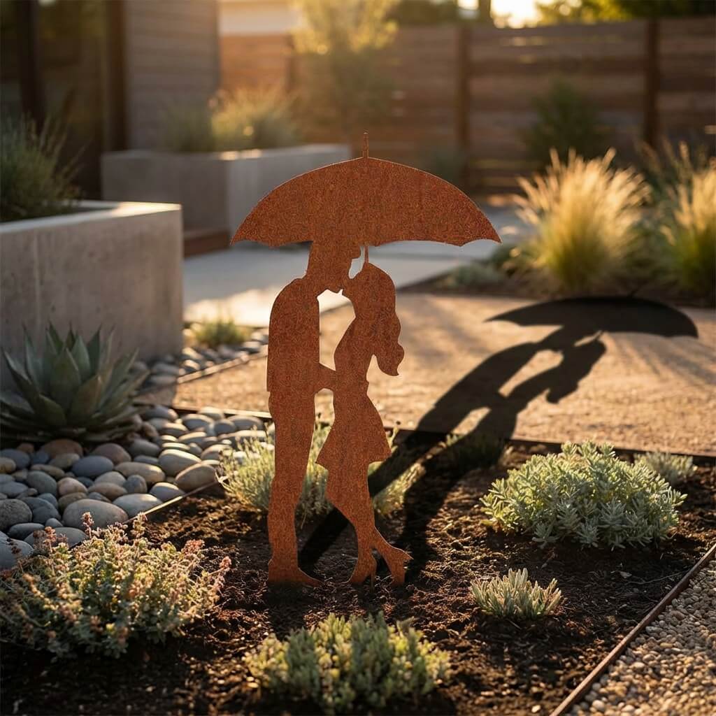 Gartenstecker Liebespaar